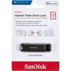 SanDisk Ixpand Flash Drive Luxe 128 GB, USB-C / Lightning