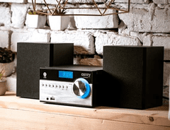 Camry Mini Hi-Fi sustav Camry Cry Cr 1173, AM/FM, CD, USB, Bluetooth, X-bass, pilot, 2x5W,