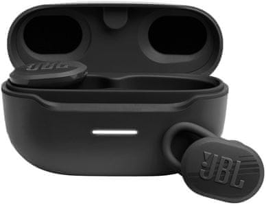 moderne slušalice JBL Endurance Race TWS, Bluetooth tehnologija, funkcija telefoniranja bez upotrebe ruku, glasovna kontrola, kutija za punjenje, odličan zvuk