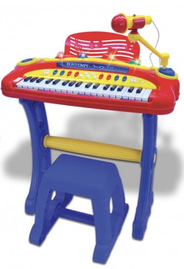 Bontempi elektronička klavijatura s mikrofonom i stolicom