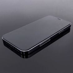 WOZINSKY SET 2x Kaljeno staklo za cijeli zaslon s okvirom za iPhone 15 Pro Max crno