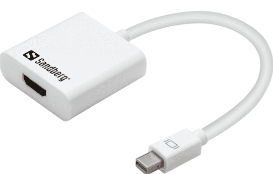 Sandberg adapter s miniDisplayPort na HDMI 2.0, 4k @ 60Hz (509-03)
