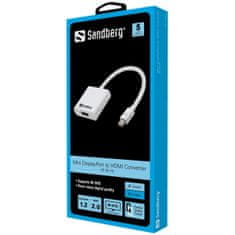 Sandberg adapter s miniDisplayPort na HDMI 2.0, 4k @ 60Hz (509-03)