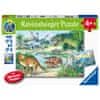 Ravensburger Dinosauri u prirodnom okruženju slagalica, 2x24 komada