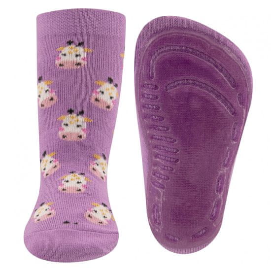 EWERS čarape za djevojčice ABS - žirafa, neklizajuće (221214)