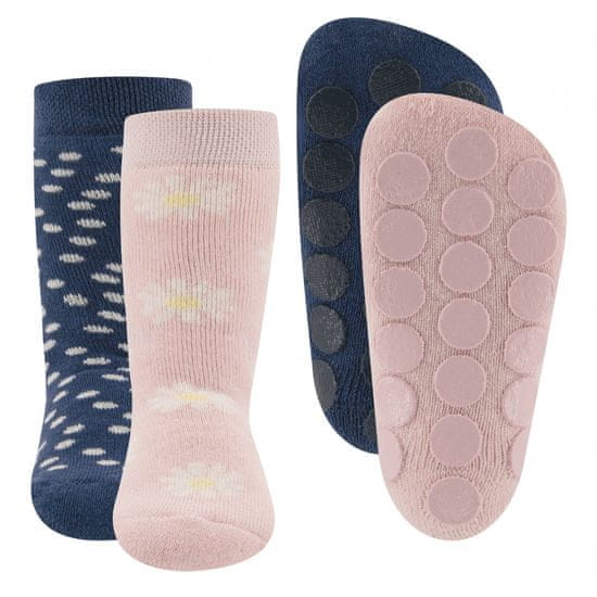 EWERS čarape za djevojčice ABS, neklizajuće, 2 para (225075)