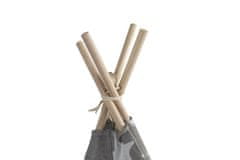 Aga4Kids Dječji Teepee Zvijezde Sivo-plave