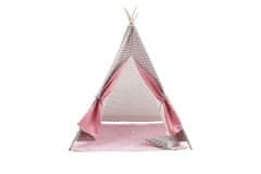 Aga4Kids Dječji Teepee Sivo-ružičasti