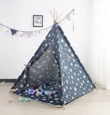 Aga4Kids Dječji Teepee Zvijezde Tamno plava
