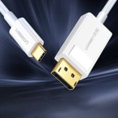 Ugreen MM139 kabel USB-C / DisplayPort 4K 1.5m, bijela