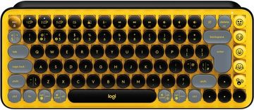 Logitech POP Keys tipkovnica, s emotikonima, mehanička, žuta, HRV (920-010735)