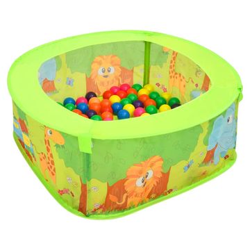 Vidaxl Suhi bazen s 50 loptica za djecu, 75x75x32 cm