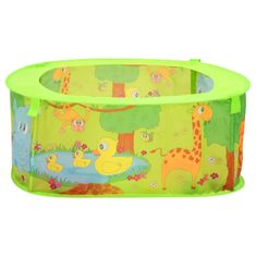 Vidaxl Suhi bazen s 50 loptica za djecu, 75x75x32 cm