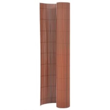 Vidaxl Dvostrana ograda 110 x 300 cm smeđa