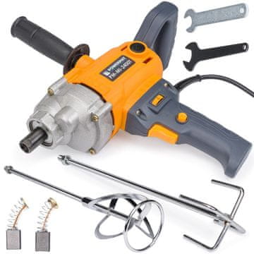 Powermat 2400W miješalica za boje i ljepila + 2x mikser 120mm M14