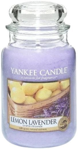 Yankee Candle mirisna svijeća Lemon Lavender Classic, velika, 623 g