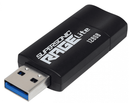 Patriot Supersonic Rage Lite USB 3.2 memorijski ključ, 128 GB, 120MB/s (PEF128GRLB32U)