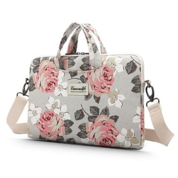 Canvaslife Briefcase torba za laptop 15-16, white rose