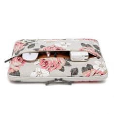 Canvaslife Sleeve torba za laptop 13-14'', white rose