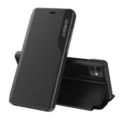 MG Eco Leather View preklopna maska za iPhone 13 Pro Max, crno