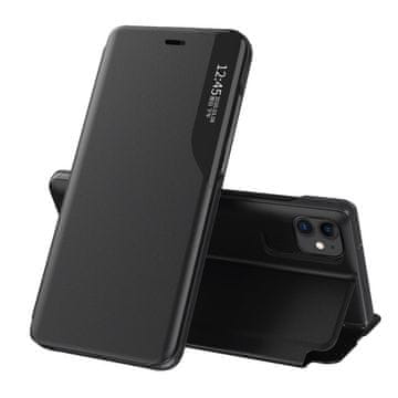 MG Eco Leather View preklopna maska za iPhone 13 Pro Max, crno