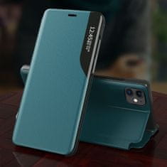 MG Eco Leather View preklopna maska za iPhone 13 Pro, plava