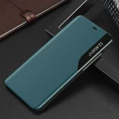 MG Eco Leather View preklopna maska za iPhone 13 Pro Max, zeleno