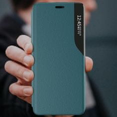 MG Eco Leather View preklopna maska za iPhone 13 Pro, plava