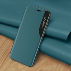 MG Eco Leather View preklopna maska za iPhone 13, ljubičasta