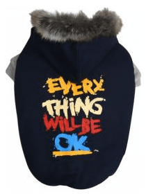 Doggy Dolly zimski kaput s natpisom