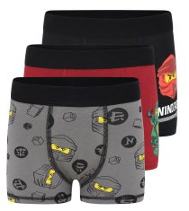 LEGO Wear bokserice za dječake, 3 komada, Ninjago 92/98, višebojne (LW-12010318)