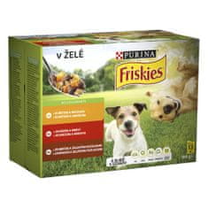 Friskies ADULT Dog multipack hov/kuř/j 6x(12x100g