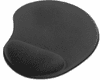 Gelware podloga za miš, tkanina, gel punjenje, crna (64020)