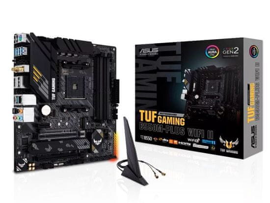 ASUS TUF Gaming B550M-PLUS WiFi II matična ploča, DDR4, AM4, microATX (90MB19Y0-M0EAY0)