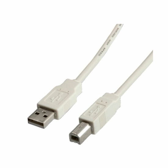 Digitus Secomp USB A-B kabel, 1.8 m, siva (S31020-250)