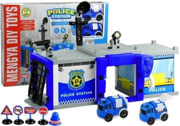 Lean-toys Baterijska policijska postaja + frikciona kola