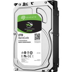 Seagate BarraCuda tvrdi disk (HDD), 8 TB, 8,89 cm, SATA III, 256 MB, 5400 (ST8000DM004)