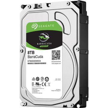 Seagate BarraCuda tvrdi disk (HDD), 8 TB, 8,89 cm, SATA III, 256 MB, 5400 (ST8000DM004)