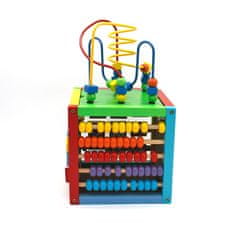 Aga4Kids Drvena motorička kocka MR6057