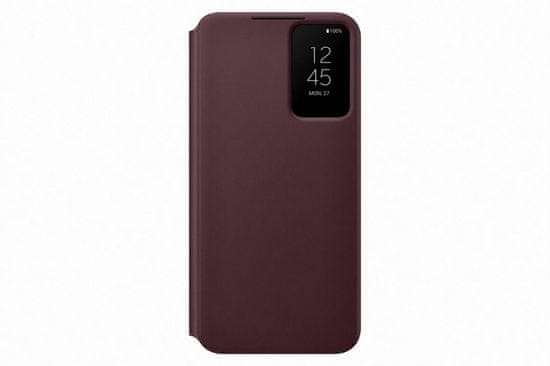 Samsung Galaxy S22+ maskica Clear View, preklopna, vinsko crvena (EF-ZS906CEEGEE)