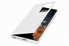 Samsung Galaxy S22 Ultra maskica Clear View, preklopna, bijela (EF-ZS908CWEGEE)