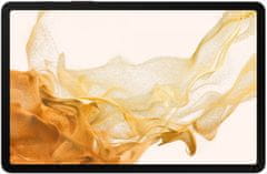 Samsung Galaxy Tab S8 tablet, 5G, 8GB/128GB, siva (SM-X706BZAAEUE) + maska ​​s tipkovnicom