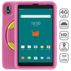 Blackview Tab 6 Kids tablet, 8, 3u1 (tablet, telefon, čitač), 4G-LTE, 3GB/32GB, Android 11, GPS, maskica, ružičasta (TAB-BV-TAB6KID-4G-PINK)