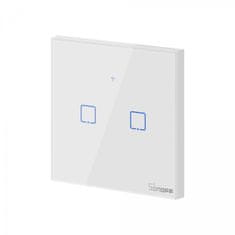Sonoff T0EU2C-TX pametni zidni prekidač, Wi-Fi, dvostruki