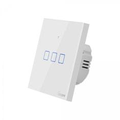 Sonoff T0EU3C-TX pametni zidni prekidač, Wi-Fi, trostruki