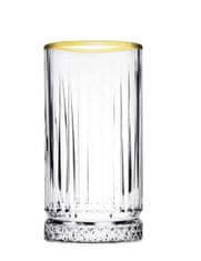 Pasabahce set Elysia čaša za sok sa zlatnim rubom, 45 cL, 4 kom