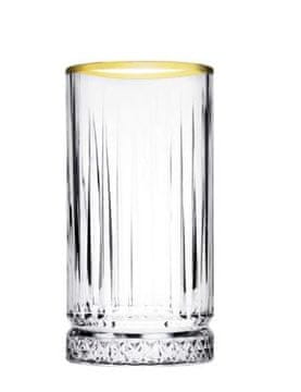 Pasabahce set Elysia čaša za sok sa zlatnim rubom, 45 cL, 4 kom