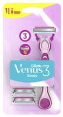 Gillette Simply Venus 3 ručke za brijanje + 8 glava