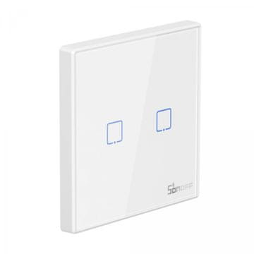 Sonoff T2EU2C-RF bežični pametni zidni prekidač, 433MHz, dvostruki