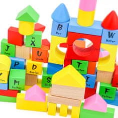 Aga4Kids Drvene kocke 100 komada